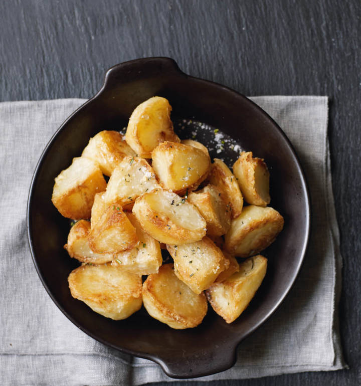 Extra crunchy freeze ahead roast potatoes